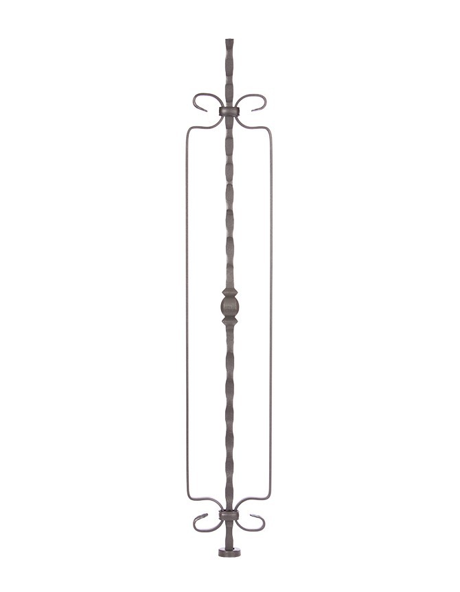   GA SERIES  SOLID FORGED STEEL STAIR BALUSTER  - GA 045D - Prestige Metal