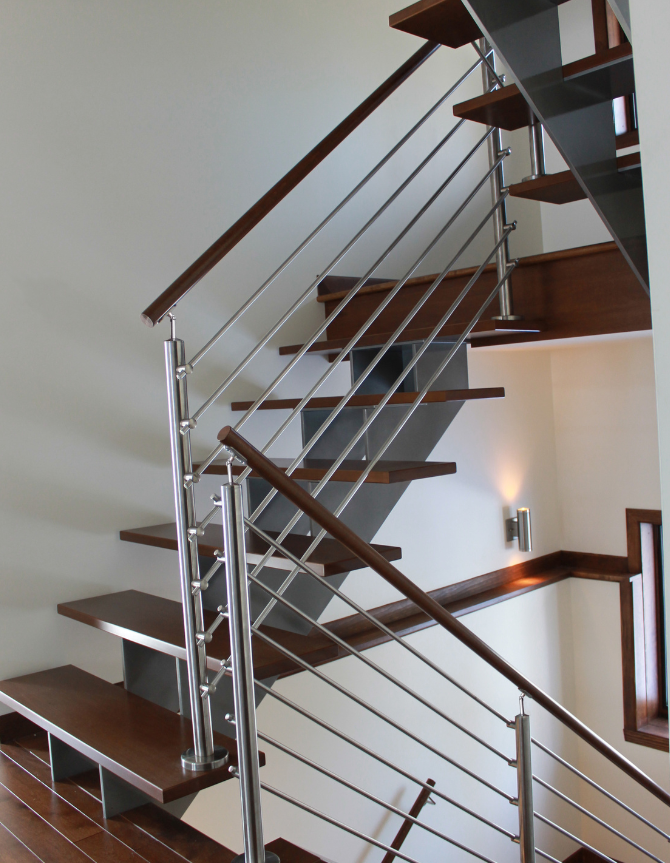   LOS STRINGER  CENTRAL STEEL DOUBLE STAIR STRINGER  - Oslo - Prestige Metal