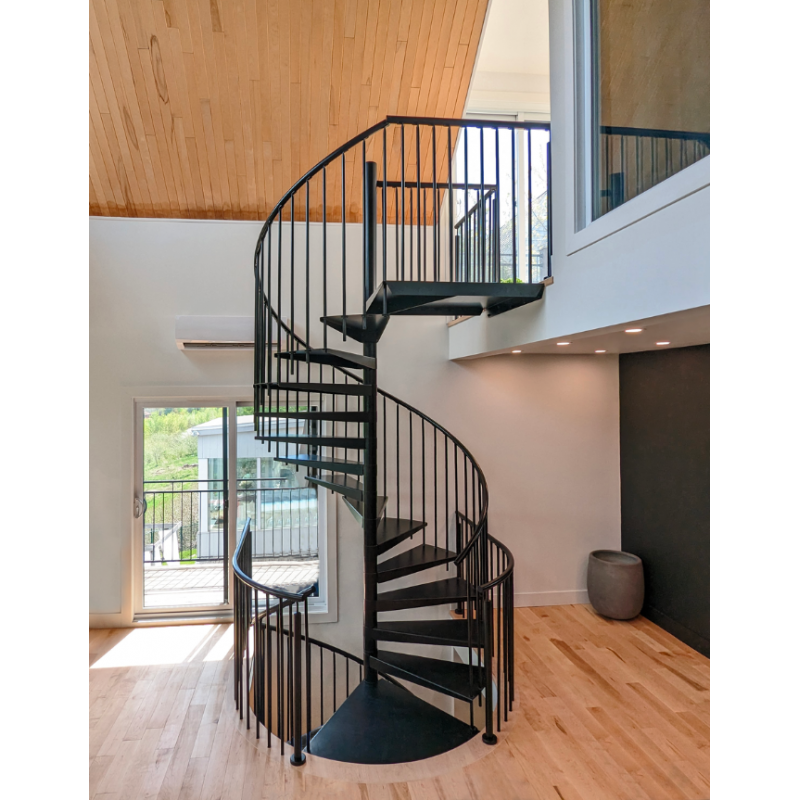   E56 - E67  STEEL SPIRAL STAIRCASE  - Spiral staircase - Prestige Metal
