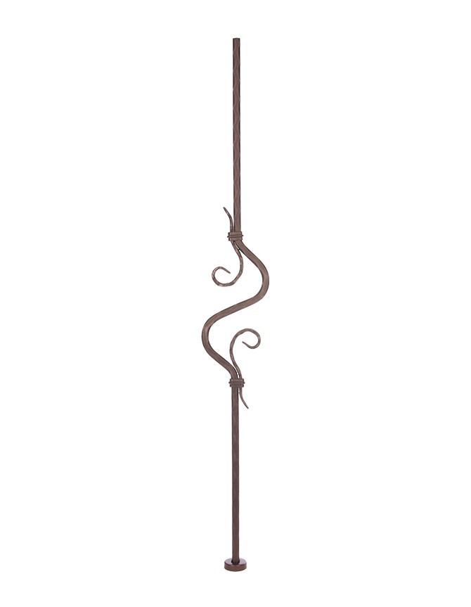 Solid Forged Steel Stair Baluster -  TE SERIES - T 017E